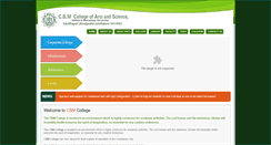 Desktop Screenshot of cbmcollege.com